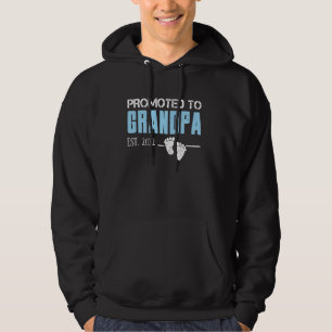 Aanbevolen tot opa 2022 Grappig nieuwe eerste keer Hoodie