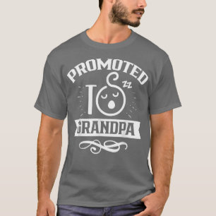 Aanbevolen tot opa voor de eerste keer zwangere op t-shirt