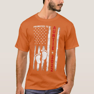 Aanbevolen tot tante 2022, eerste keer jaar nieuwe t-shirt