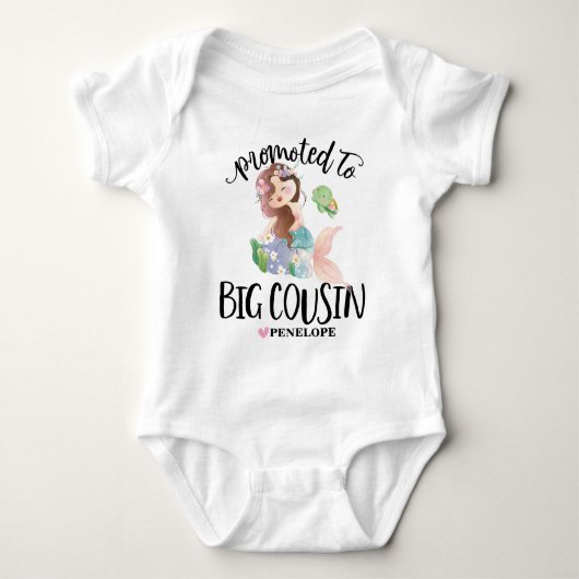 Aanbevolen voor Big Cousin Cute Mermaid Romper (Voorkant)