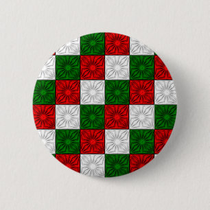 Aanbevolen wennen-Rood-Wit-Groen-BUTTONSPELD Ronde Button 5,7 Cm
