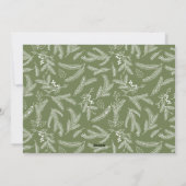 Aanbid Hem | Foto Kerstkaart | Salie (Achterkant)