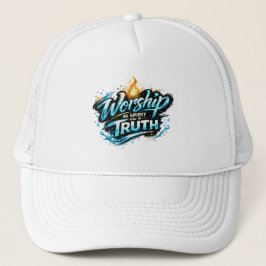 Aanbid in Geest en in waarheid T-shirt Trucker Pet