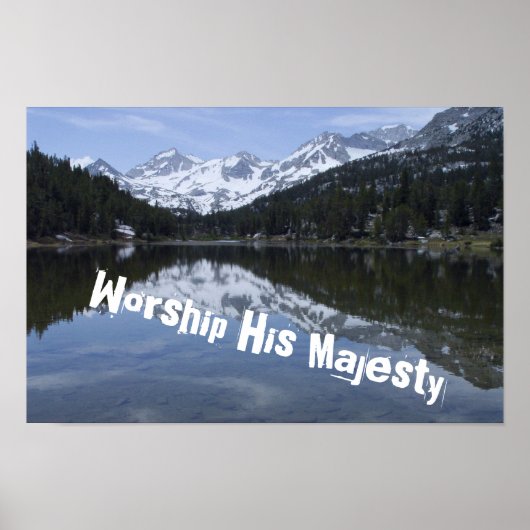 Aanbid Zijne Majesteit Poster (Voorkant)