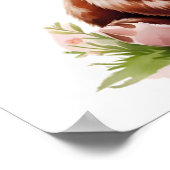 Aanbiddelijke Baby Highland Koe Poster (Hoek)