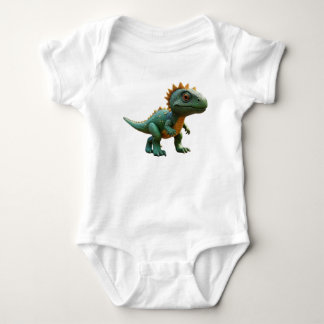 aanbiddelijke cartoon dinosaurus baby body romper