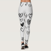 aanbiddelijke harten leggings (Achterkant)