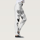 aanbiddelijke harten leggings (Rechts)
