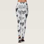 aanbiddelijke harten leggings (Achterkant)