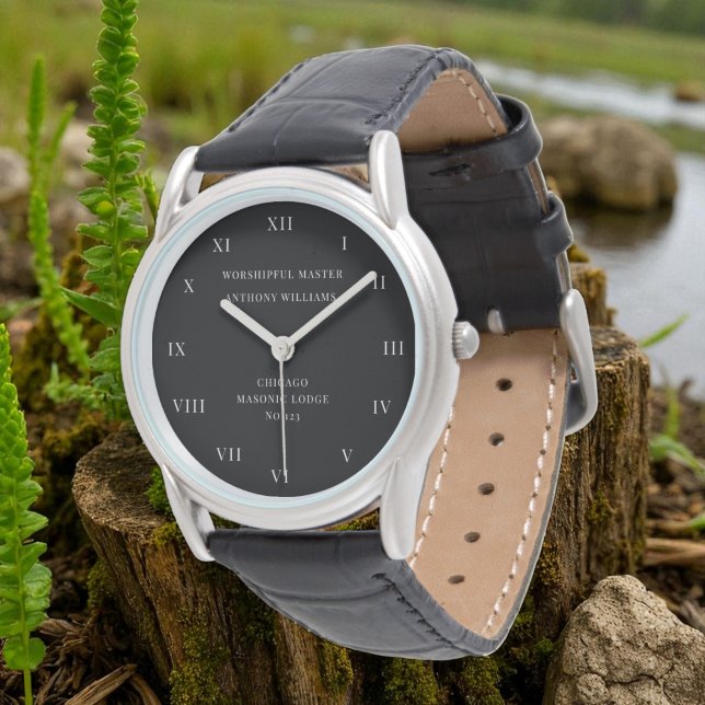 Aanbiddelijke Master Vrijmetselaar Lodge Horloge (Creator heeft geüpload)