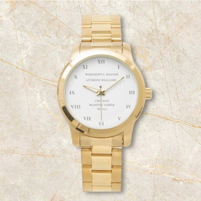 Aanbiddelijke Master Vrijmetselaar Lodge Horloge (Creator heeft geüpload)