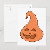 Aanbiddelijke Pompoen Briefkaart (Voorkant / Achterkant)