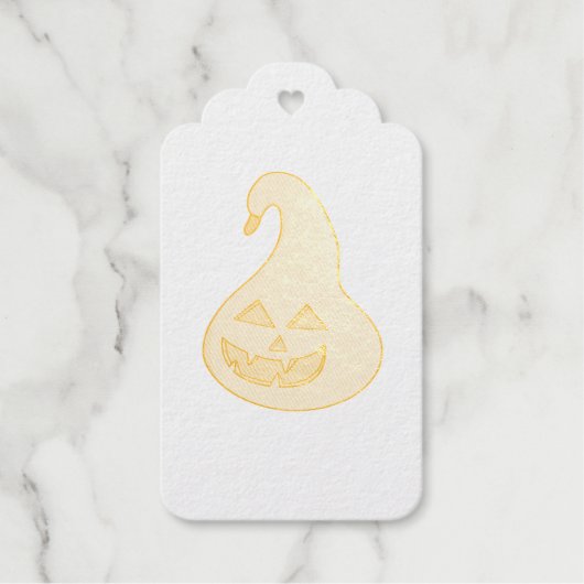 Aanbiddelijke Pompoen Cadeaulabels (Voorkant)