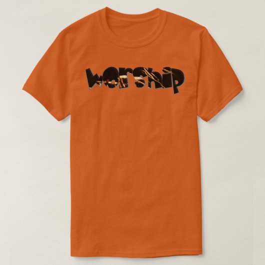 Aanbidden 1 t-shirt (Design voorkant)