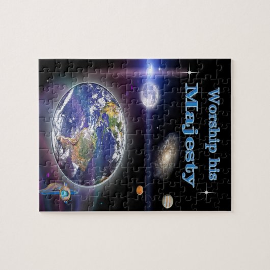 Aanbidden zijn Majestry Legpuzzel (Horizontaal)