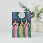 Aanbidders van de Maan Briefkaart (Staand voorkant)