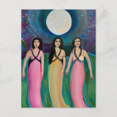 Aanbidders van de Maan Briefkaart (Voorkant)