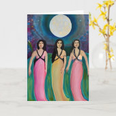 Aanbidders van de Maan Kaart (Gele Bloem)