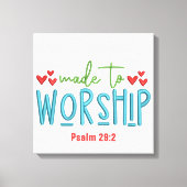 Aanbidding- Canvas (Glans) Afdruk (Voorkant)