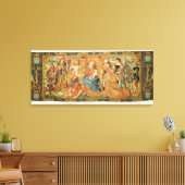 Aanbidding der Wijzen, 15e-16e eeuw Canvas Afdruk (Insitu (Woonkamer))