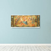 Aanbidding der Wijzen, 15e-16e eeuw Canvas Afdruk (Insitu (Houten vloer))