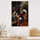 Aanbidding der Wijzen - Artemisa Gentileschi Poster (Keuken)