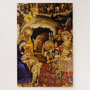 Aanbidding der Wijzen door Gentile da Fabriano Legpuzzel