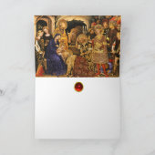 AANBIDDING DER WIJZEN  Gentile Da Fabriano, Kerstm Kaart (Binnen)