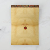 AANBIDDING DER WIJZEN Gentile Da Fabriano, Kerstm Kaart (Binnen)