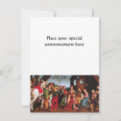 AANBIDDING DER WIJZEN KAART (Achterkant)