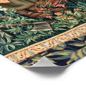 AANBIDDING DER WIJZEN Morris,Burne-Jones Kerstmis Poster (Hoek)
