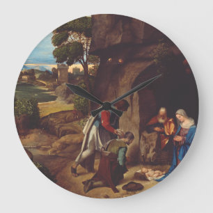 Aanbidding door de herders door Giorgione Grote Klok