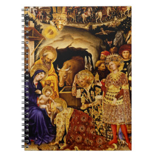 Aanbidding door de Wijzen door Gentile da Fabriano Notitieboek