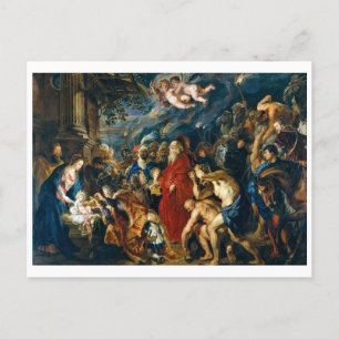 Aanbidding door de Wijzen Peter Paul Rubens Briefkaart