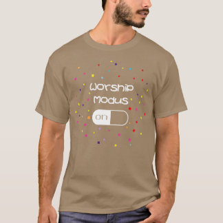 Aanbidding Jezus bijbel God Christelijk Lieb T-shirt