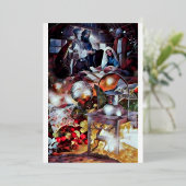 Aanbidding - Moderne Religieuze Kerst Kaart (Staand Voorkant)