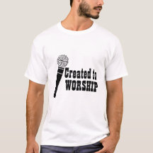 Aanbidding Team Shirt Singer Creëer om te aanbidde