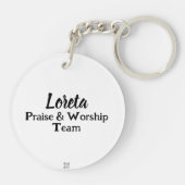 Aanbidding Team Sleutelhanger Aanbidding Leader vo (Achterkant)