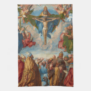 Aanbidding van de Drie-eenheid, detail door Albrec Theedoek