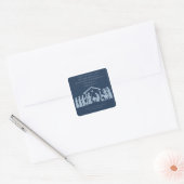 Aanbidding van de Geboorte Sticker – Kribbe Scene (Envelop)