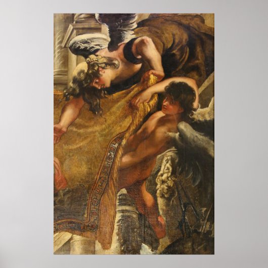 Aanbidding van de Heilige Drie-eenheid Poster (Voorkant)