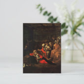 Aanbidding van de herders briefkaart (Staand voorkant)