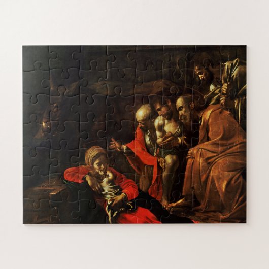 Aanbidding van de Herders (Caravaggio) Legpuzzel (Horizontaal)