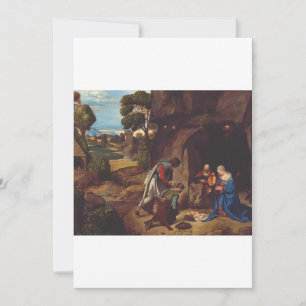 Aanbidding van de Herders door Giorgione Kaart