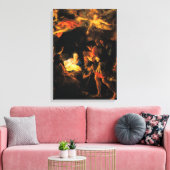 Aanbidding van de Herders Geboorte Canvas Afdruk (Insitu (Woonkamer))