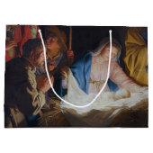 Aanbidding van de herders - Honthorst - Kerstmis Groot Cadeauzakje (Achterkant)