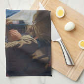 Aanbidding van de herders - Honthorst - Kerstmis Theedoek (Quarter Fold)