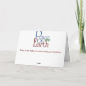 Aanbidding van de herders - Kerst Kaart (Achterkant)