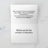 Aanbidding van de Magi Christmas Kaart (Binnen)