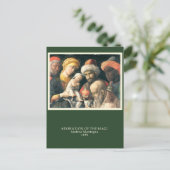 Aanbidding van de Magi Christmas Kaarten Feestdagenkaart (Staand voorkant)